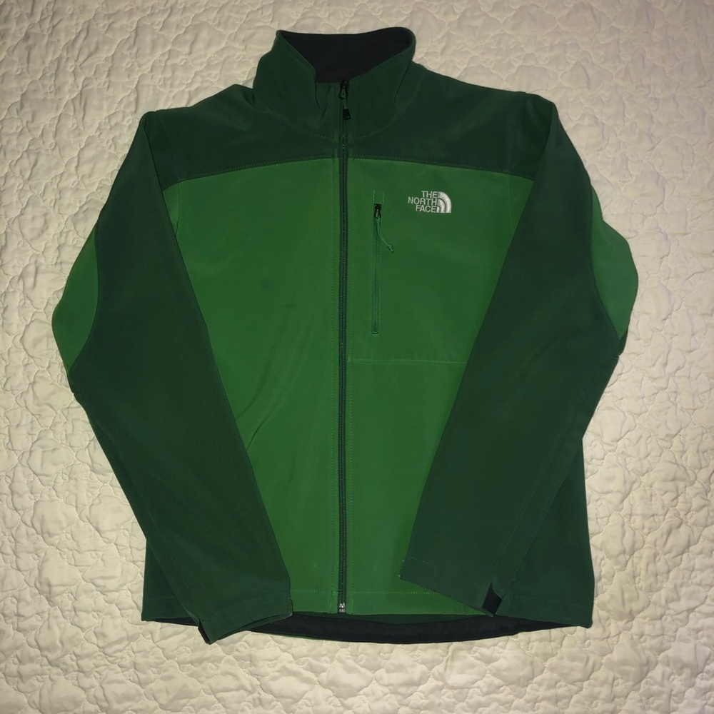 Green North Face Shell Jacket